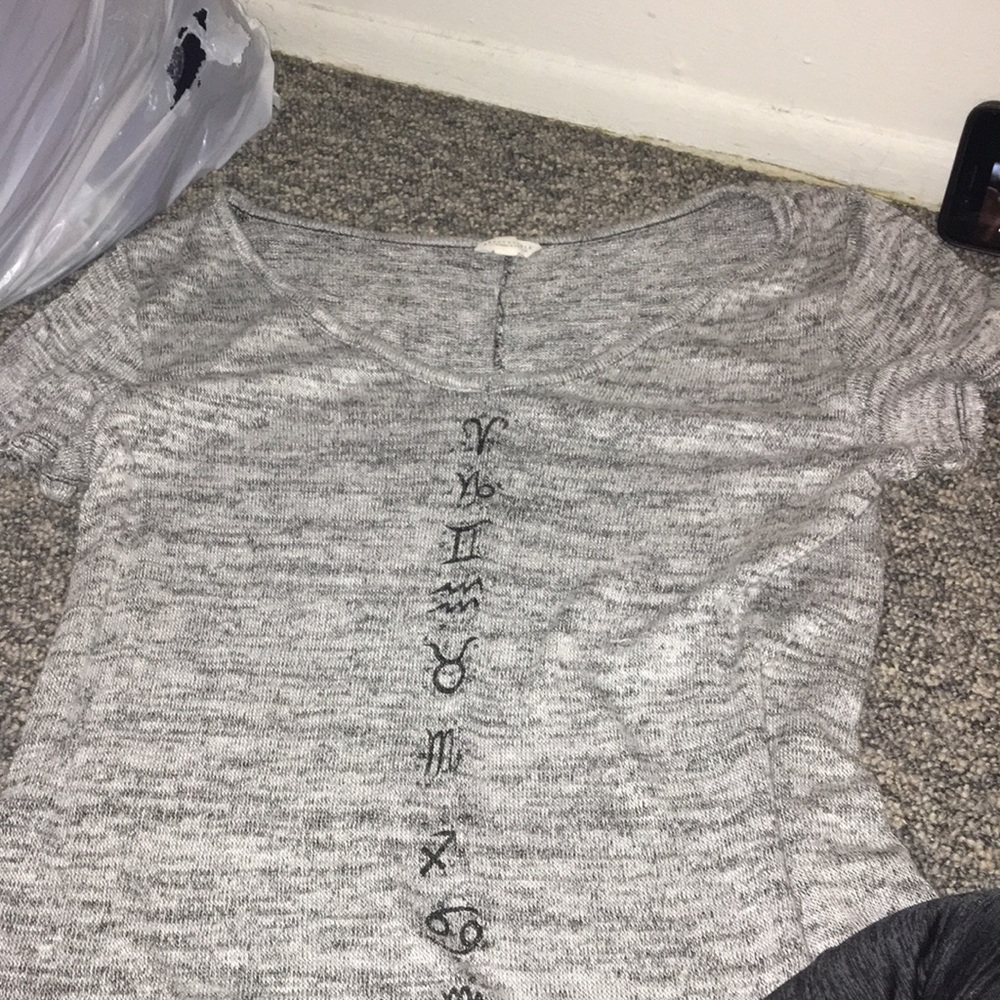 knit horoscope shirt